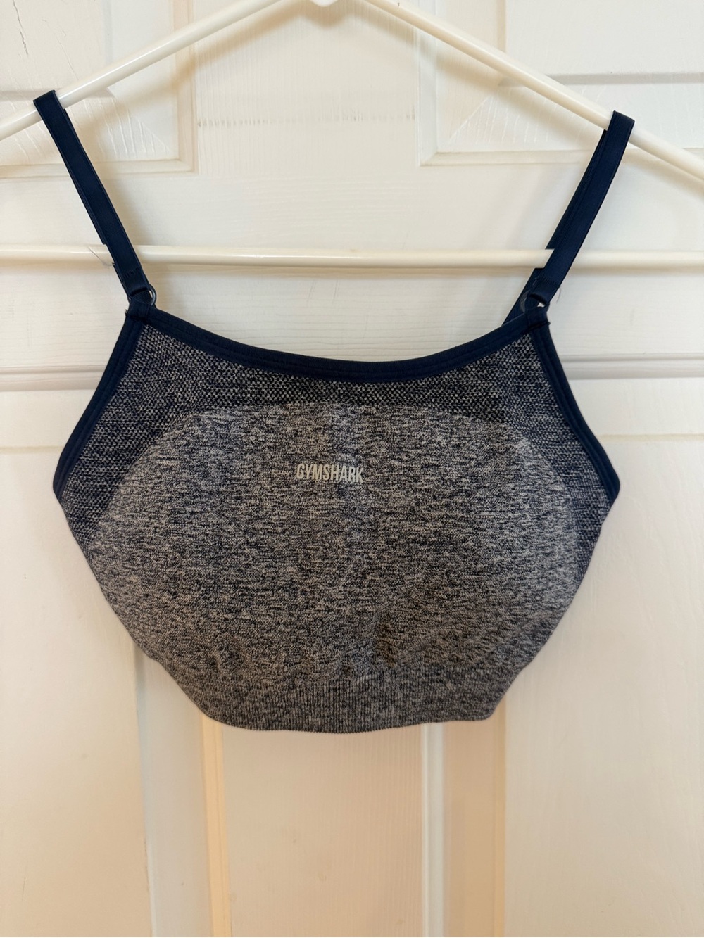 Gymshark Navy & Gray Seamless Sports Bra  Small